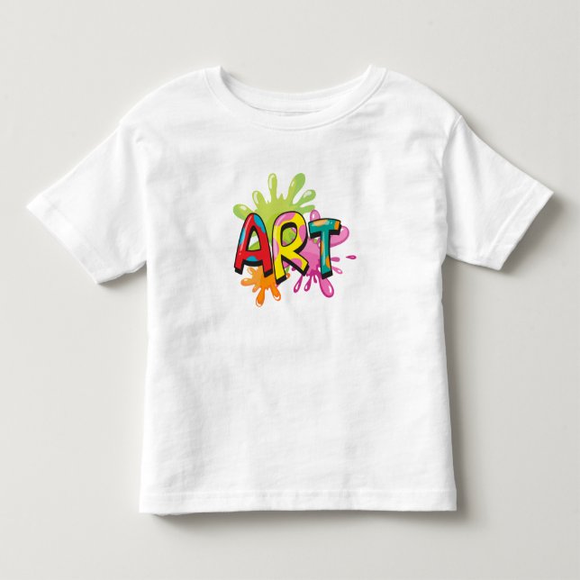 T-shirt Pour Les Tous Petits Art (Devant)