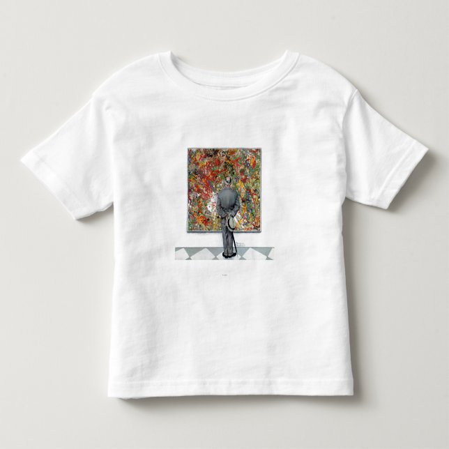 T-shirt Pour Les Tous Petits Art Connoisseur par Norman Rockwell (Devant)