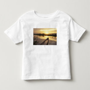 T-shirt Pour Les Tous Petits Asie, Birmanie (Myanmar) Bateau de pêche englouti