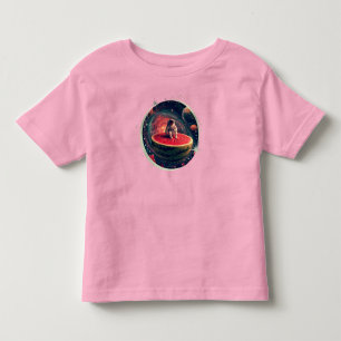 T-shirt Pour Les Tous Petits Astronaute Pastèque Espace