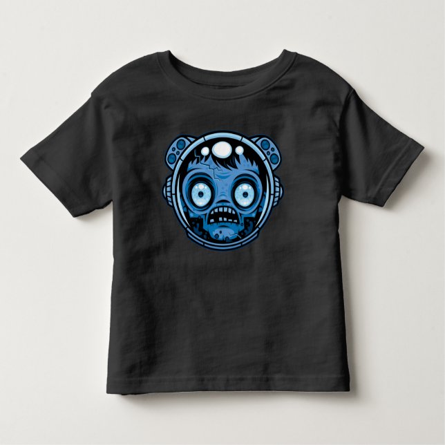 T-shirt Pour Les Tous Petits Astronaute zombie (Devant)