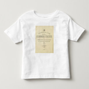 T-shirt Pour Les Tous Petits Atlas le Connecticut de Topo de page titre
