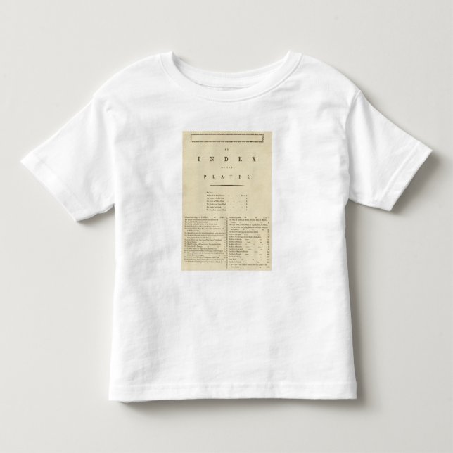 T-shirt Pour Les Tous Petits Atlas occidental de l'Inde d'index (Devant)