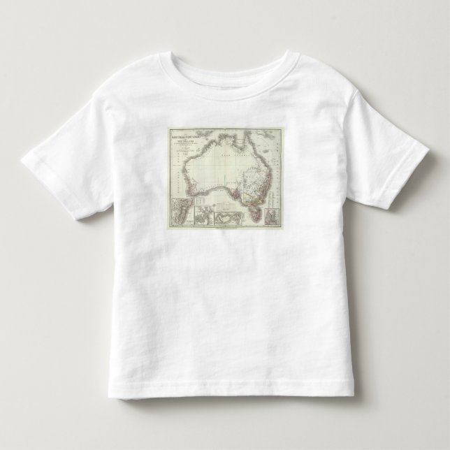 T-shirt Pour Les Tous Petits Austral-Continent (Devant)