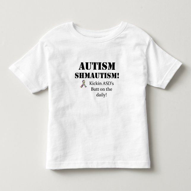 T-shirt Pour Les Tous Petits Autisme Shmautism ! (Devant)