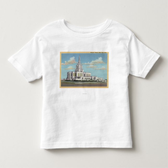 T-shirt Pour Les Tous Petits Automnes de l'Idaho, identification - vue de (Devant)