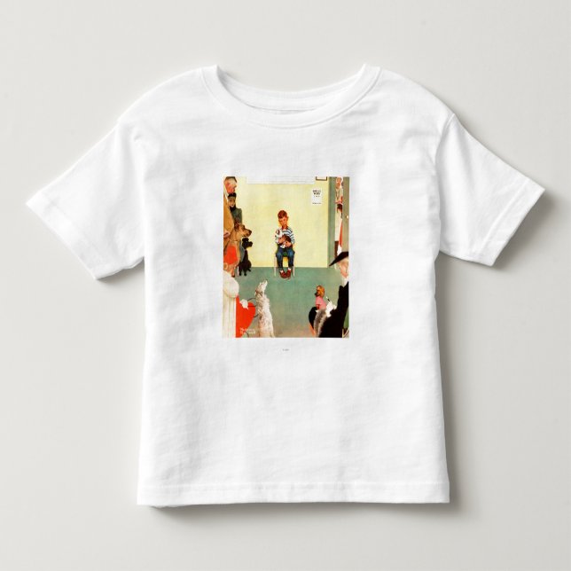 T-shirt Pour Les Tous Petits Aux Vets de Norman Rockwell (Devant)
