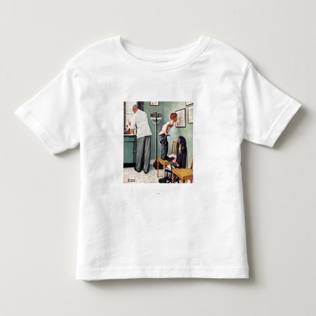 T-shirt Pour Les Tous Petits Avant le tir ou au médecin (Devant)