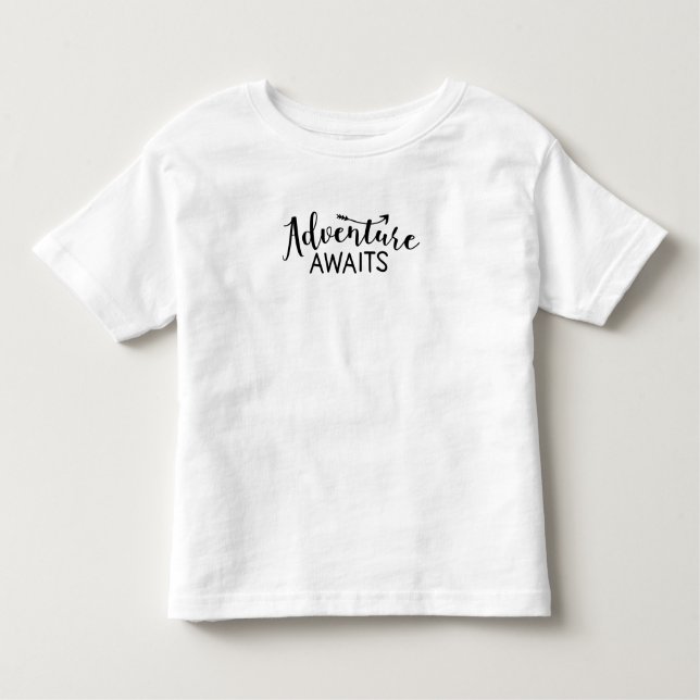 T-shirt Pour Les Tous Petits Aventure Attend (Devant)