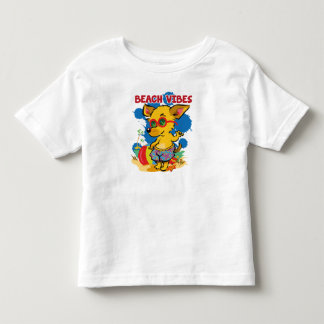 T-shirt Pour Les Tous Petits Aventures balnéaires : Plage d'été pour enfants