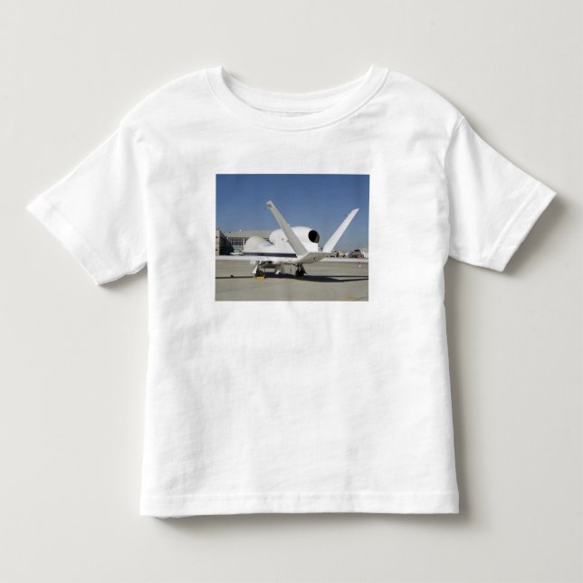 T-shirt Pour Les Tous Petits Avion sans pilote Global Hawk (Devant)