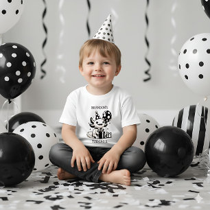 T-shirt Pour Les Tous Petits Axolotl noir et blanc & Ballons Anniversaire