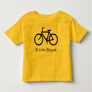 T-shirt Pour Les Tous Petits B est pour vélo