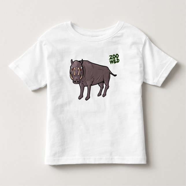 T-shirt Pour Les Tous Petits Babirusa de Buru (Devant)