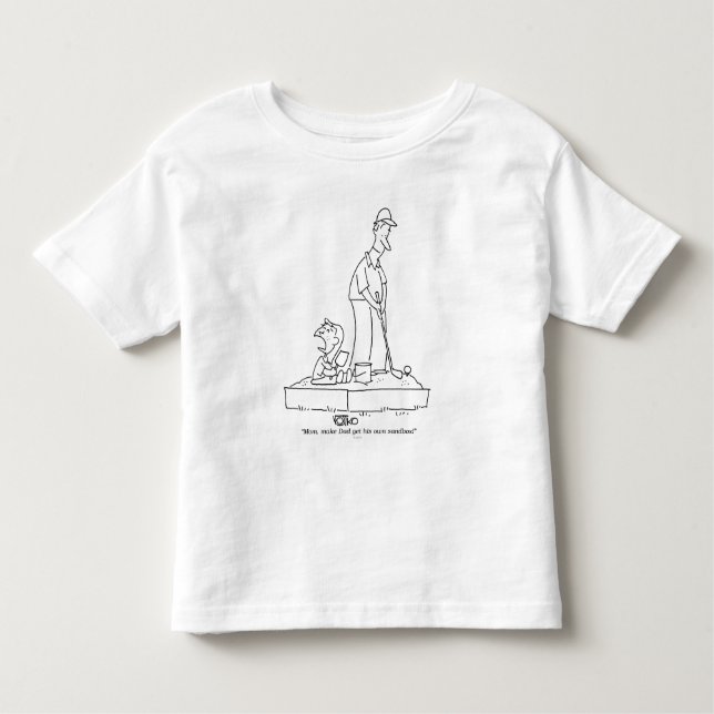 T-shirt Pour Les Tous Petits Bac à sable (Devant)