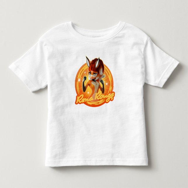 T-shirt Pour Les Tous Petits Badge Cercle Rena Rouge (Devant)
