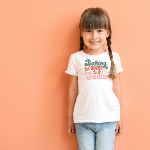 T-shirt Pour Les Tous Petits Baking Cookies pour les vacances personnalisées Pè