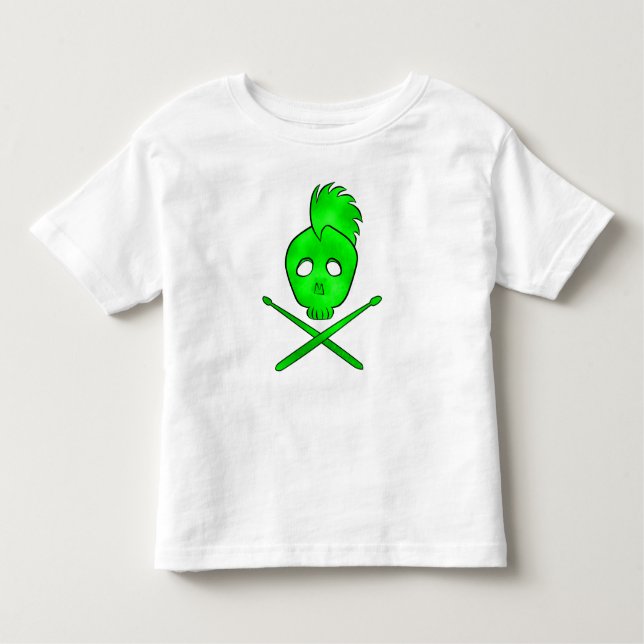T-shirt Pour Les Tous Petits balancier Toddler T (vert) (Devant)