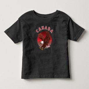 T-shirt Pour Les Tous Petits Bald Eagle Wildlife - Canada