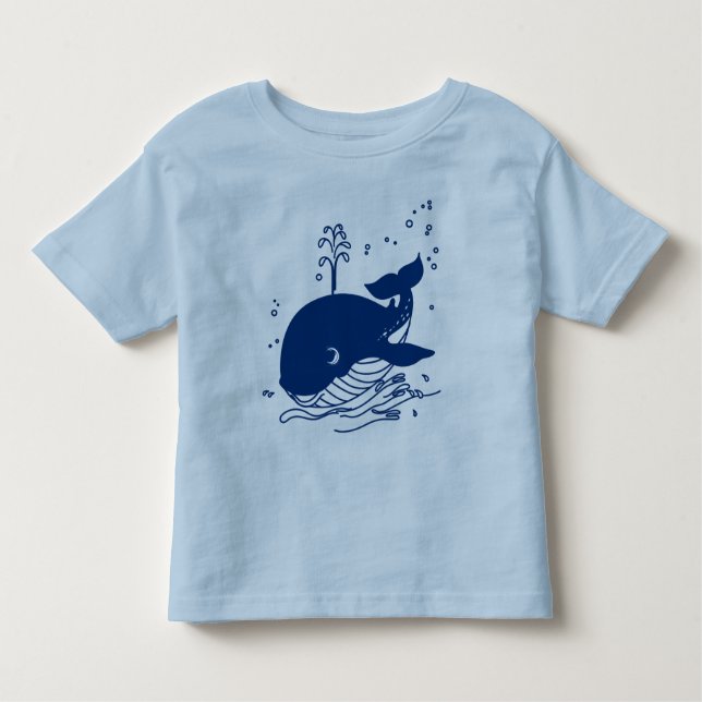 T-shirt Pour Les Tous Petits Baleines (Devant)