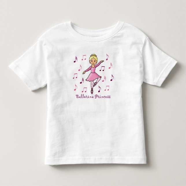 T-shirt Pour Les Tous Petits Ballerina Princess (Devant)