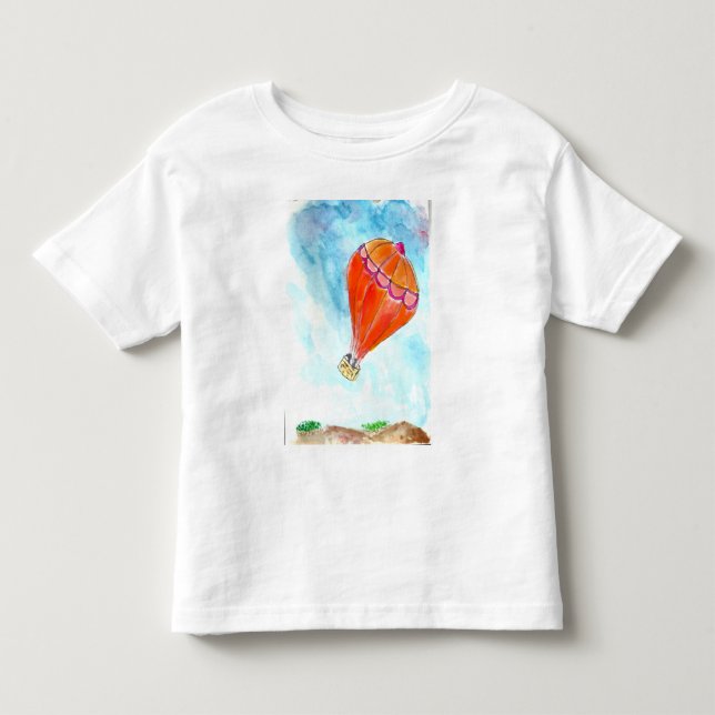 T-shirt Pour Les Tous Petits Ballon à air chaud (Devant)