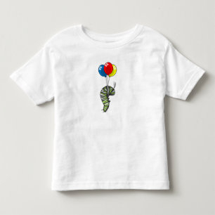 T-shirt Pour Les Tous Petits Balloon caterpillar