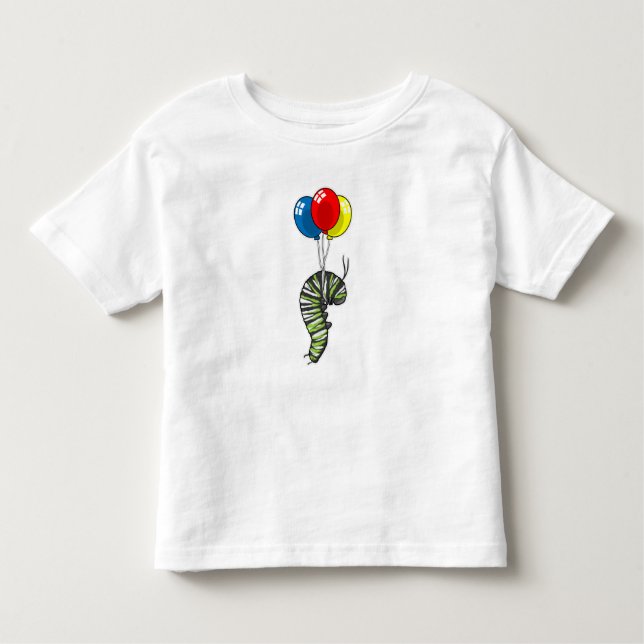 T-shirt Pour Les Tous Petits Balloon caterpillar (Devant)