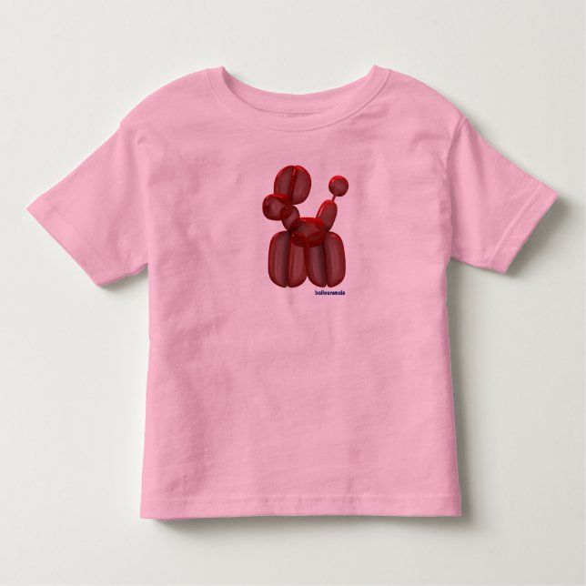 T-shirt Pour Les Tous Petits Balloonimals Pippy le chiot ! (Devant)