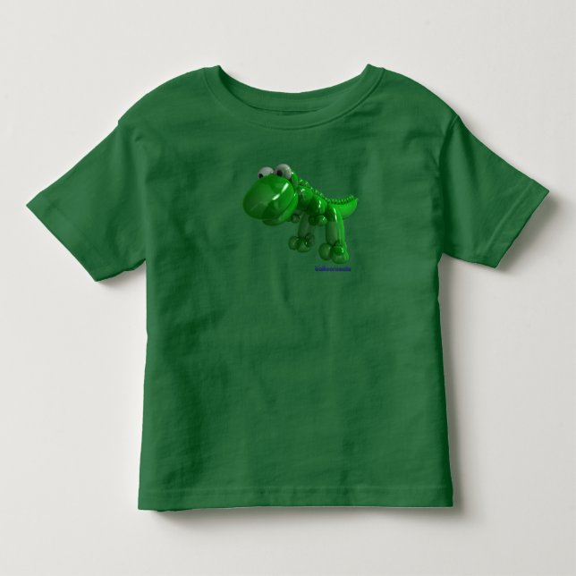T-shirt Pour Les Tous Petits Balloonimals Ziggy le Trex ! (Devant)