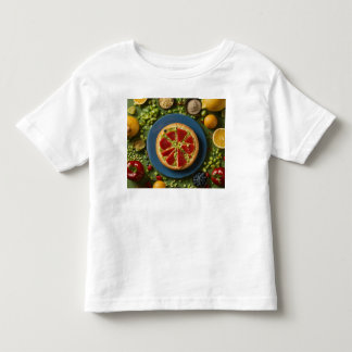 T-shirt Pour Les Tous Petits bambou avec nourriture