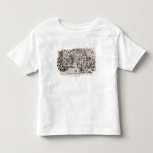 T-shirt Pour Les Tous Petits Bande dessinée lançant des satires l'expérience