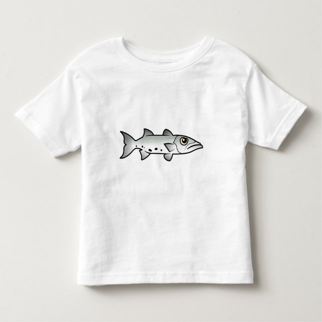 T-shirt Pour Les Tous Petits Barracuda mignon (Devant)