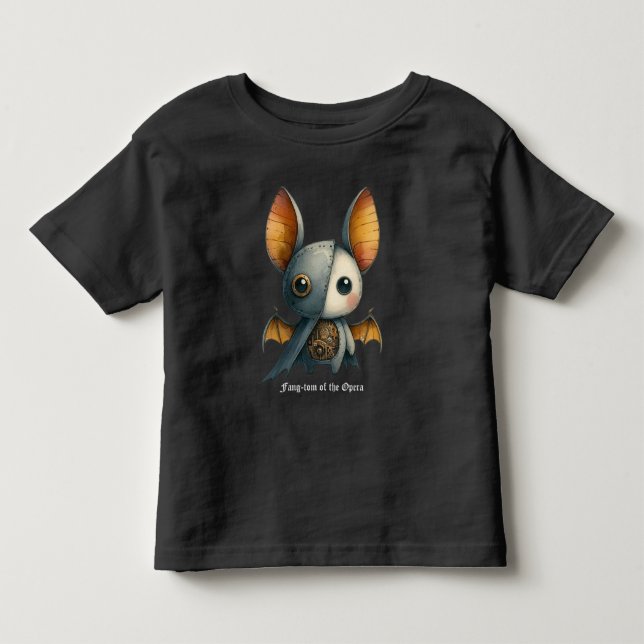 T-shirt Pour Les Tous Petits Bat - Fang-tom de l'Opéra Personnalisé (Devant)