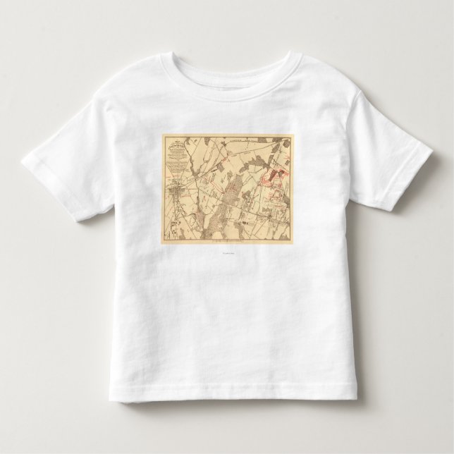T-shirt Pour Les Tous Petits Bataille de Gettysburg (Devant)