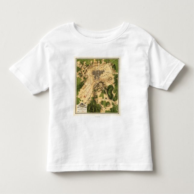 T-shirt Pour Les Tous Petits Bataille de Gettysburg 10 (Devant)