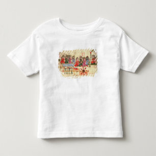 T-shirt Pour Les Tous Petits Bateau avec des automates, illustration