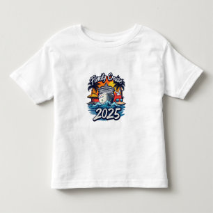 T-shirt Pour Les Tous Petits Bateau Family Cruise 2025 Family Matching