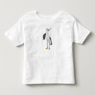 T-shirt Pour Les Tous Petits Batterie de pêche à la cigogne