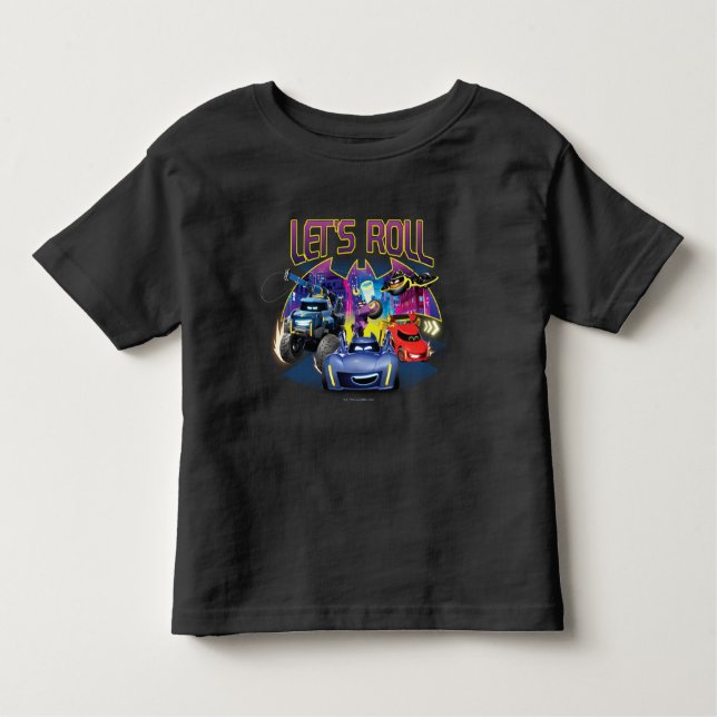 T-shirt Pour Les Tous Petits Batwheel™ Team - Let's Roll (Devant)