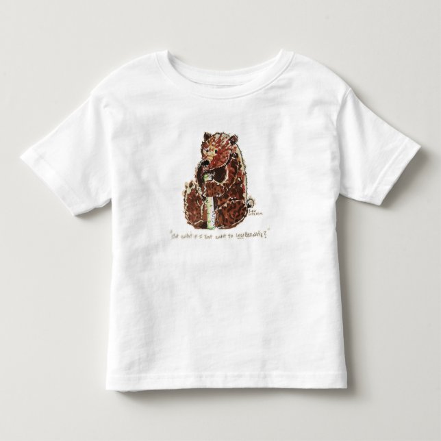 T-shirt Pour Les Tous Petits Bear Contemplates Hibernation (Devant)