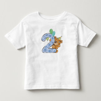 T-shirt Pour Les Tous Petits Bear Hugs pour un 2ème anniversaire