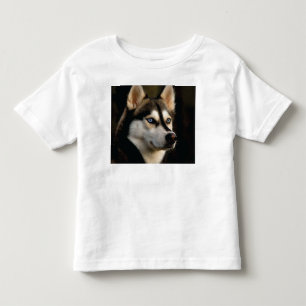 T-shirt Pour Les Tous Petits Beau Oreiller Husky Lrow