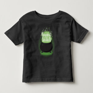 T-shirt Pour Les Tous Petits Bébé est en train de brasser Chaudron de sorcière