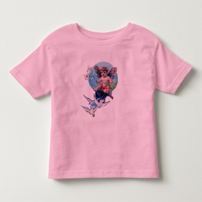 T-SHIRT POUR LES TOUS PETITS BÉBÉ FAIRY AVEC DES CHÈNES (Devant)