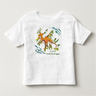 T-shirt Pour Les Tous Petits Bébé feuillu d'illustration de Seadragon et