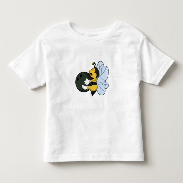 T-shirt Pour Les Tous Petits Bee at Bowling (Devant)