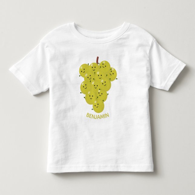T-shirt Pour Les Tous Petits Belle bande de raisins amusante illustration (Devant)