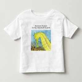 T-shirt Pour Les Tous Petits Béni sont les Meek Seahorse