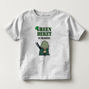 T-shirt Pour Les Tous Petits Béret vert dans la formation